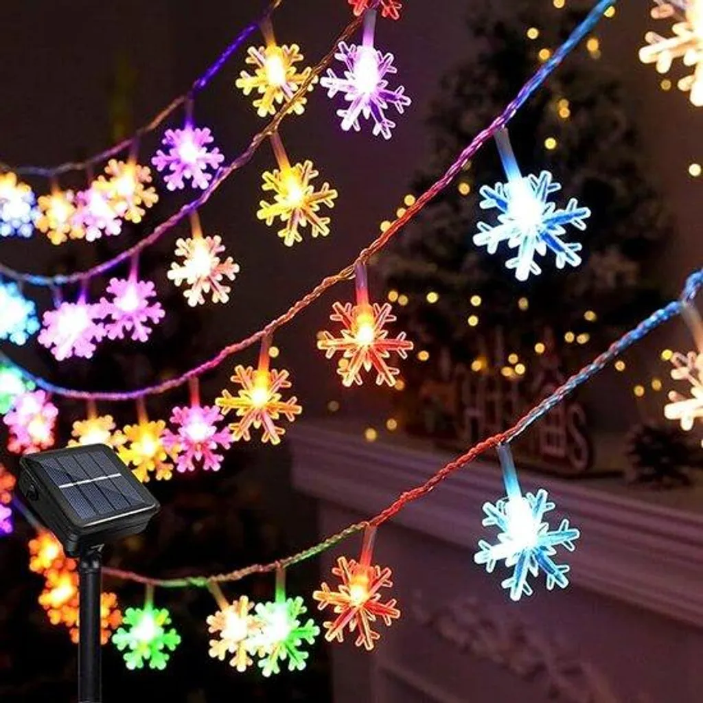 Luminaire Solaire de Jardin 100 LED 12m Étanche Idéal pour Mariage Chic