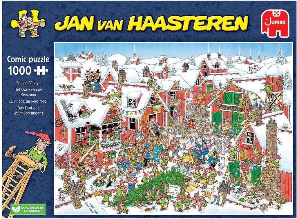 Jumbo Spiele Jan van Haasteren - Villaggio di Babbo Natale, Immagine del prodotto 