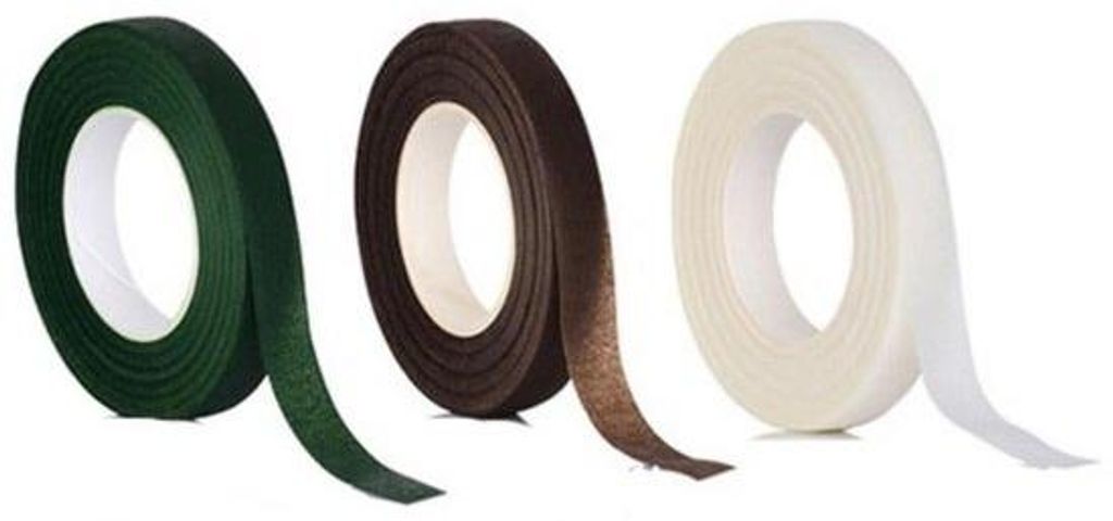 Selbstklebende Blumenband 3 Rollen für Blumenstrauß und Basteln im Garten