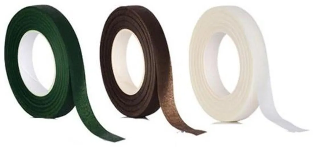 Ruban floral adhésif 3 rouleaux : fixez vos tiges sans les abîmer