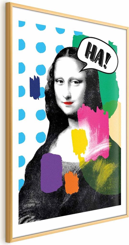 Posterpapier Poster - Mona Lisa Pop-Art 29.7x42 cm Streetart h-A-0140-ao-a