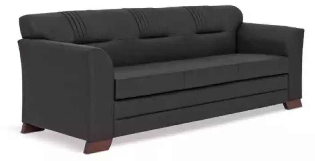 Textil Sofa Luxus Dreisitzer Polstercouch Arbeitszimmereinrichtung Büro