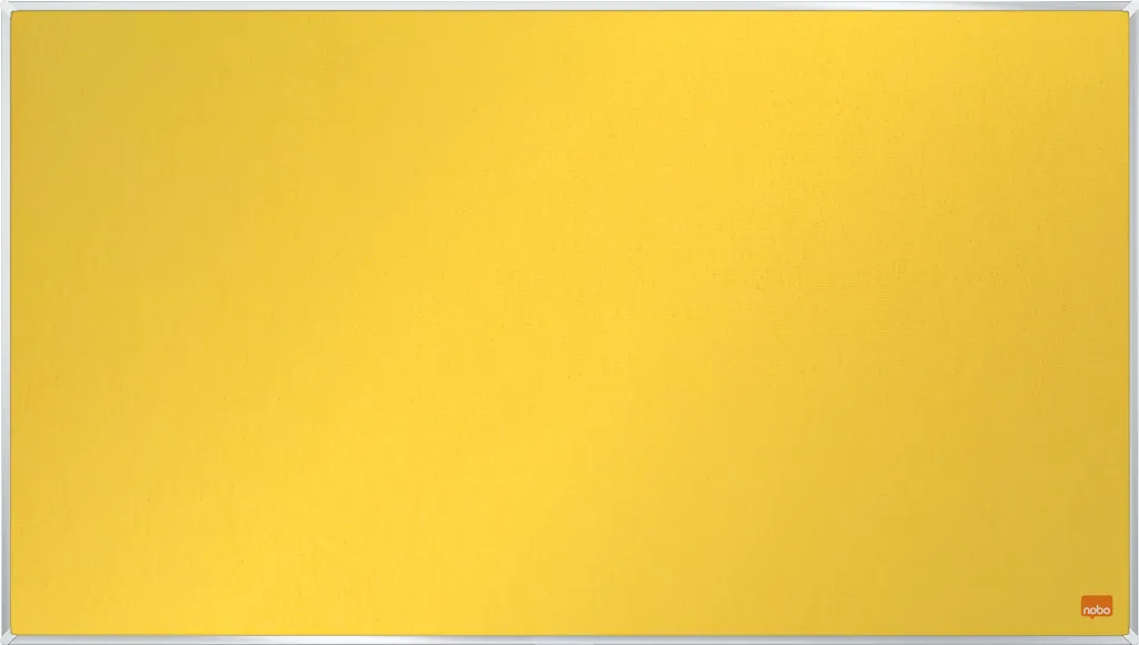 Tableau feutre jaune Nobo Pro 1915429 (40x71 cm) pour punaises