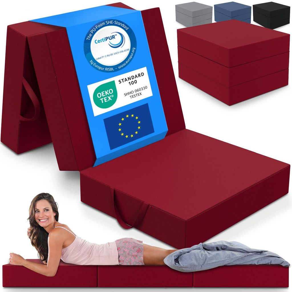 ELONEO Matelas pliable, matelas d'invité, matelas pliable Image du produit 