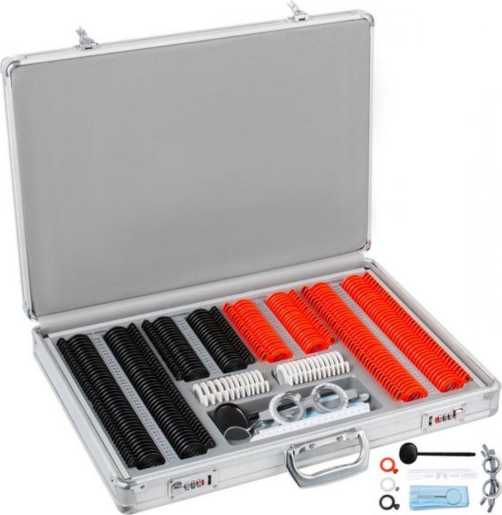 Proeflens Kit Deluxe – 266-teilig – Optiker Messlinsen Set Produktbild 