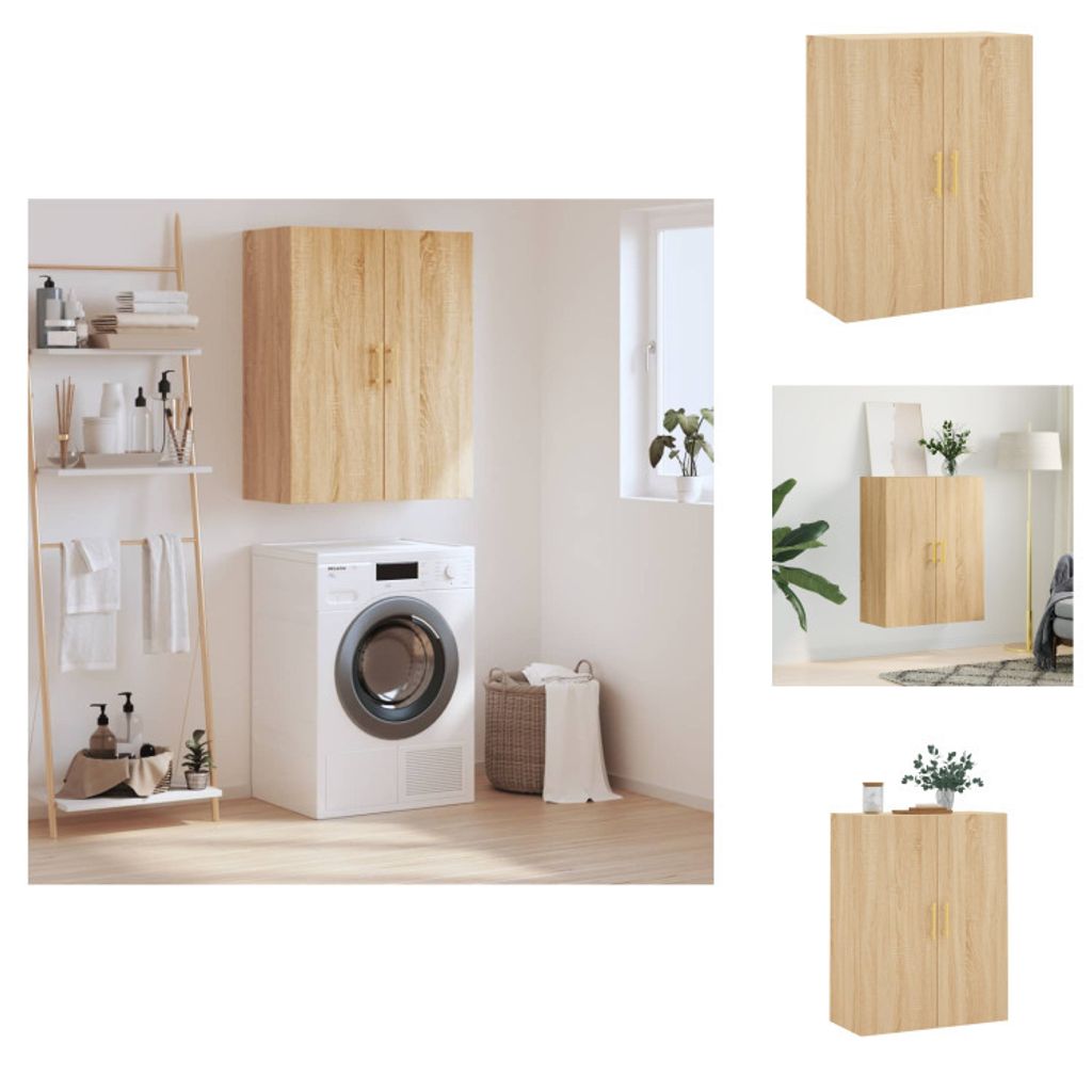 vidaXL Wandschrank Sonoma-Eiche 69,5x34x90 cm - Sideboards