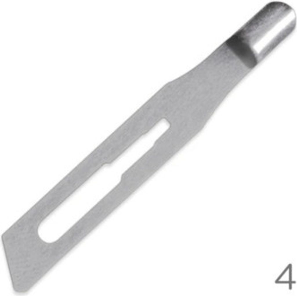 BLAUER BAUERNHOF | Sterile Einweghobelklingen Nr. 4, 37.440.04/50, 1