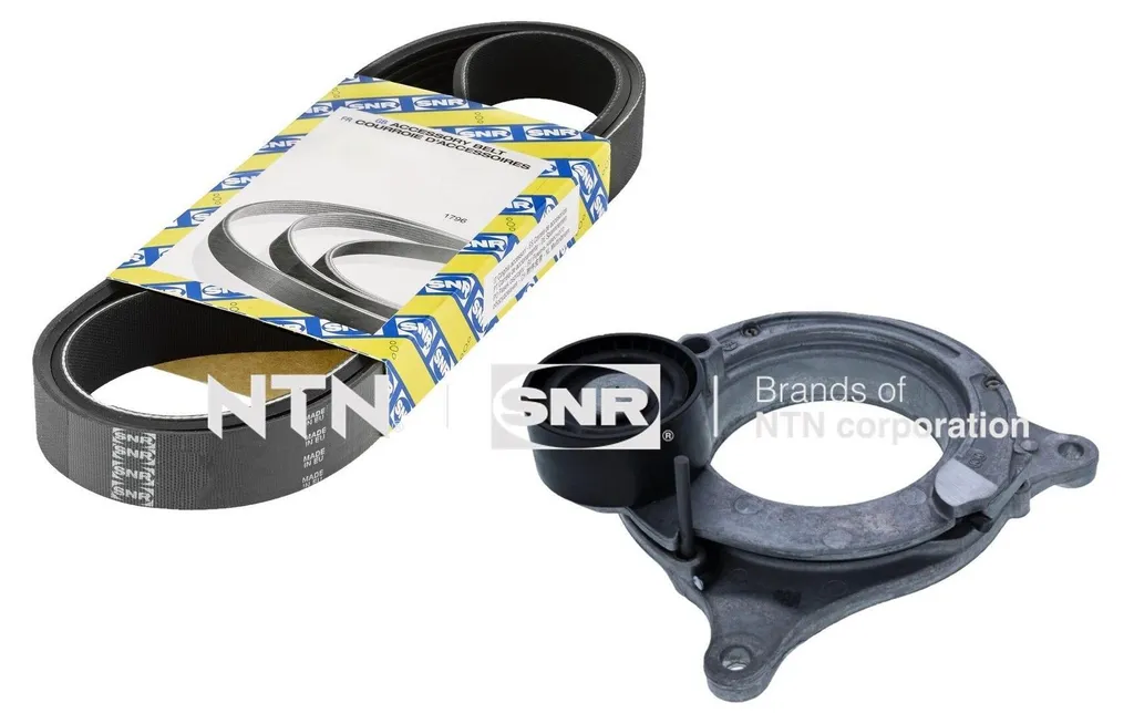 Kit courroie accessoires pour BMW X1 F48 et Série 2, NTN SNR KA850.14