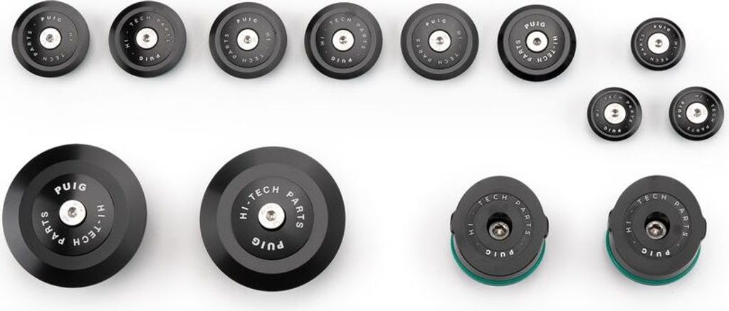 PUIG 21536N Alu Fahrgestellabdeckunge passend fuer BMW R1250R Schwarz