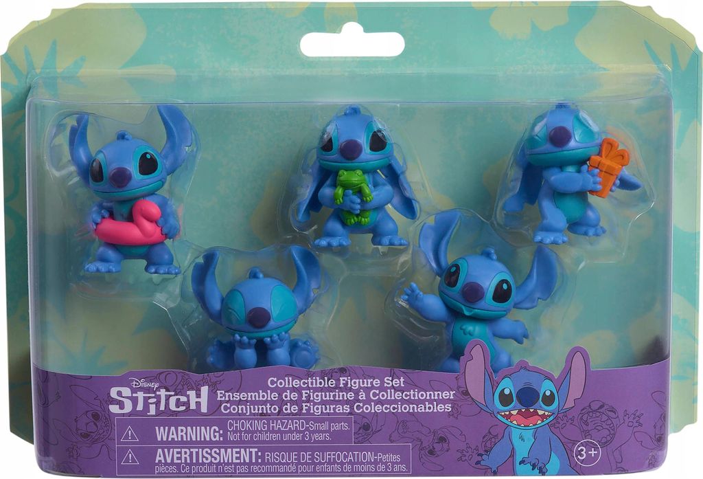 ORIGINAL Lilo & Stitch Deluxe FIGUREN 5 Stitch-Sammelfiguren