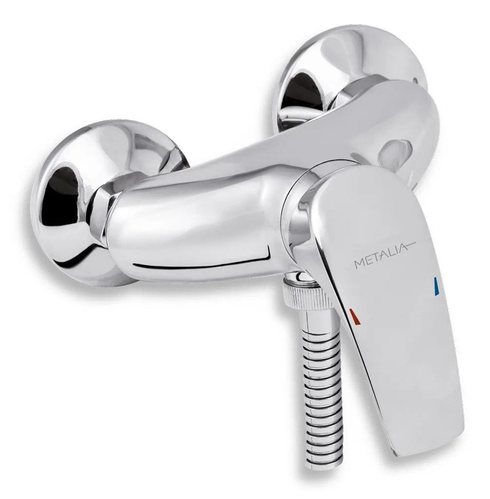 Novaservis Metalia 57 - Miscelatore Doccia 57065/1,0 Cromo Interasse 100mm