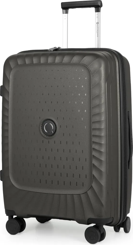 Kotti - Valigia da viaggio leggera con guscio rigido estensibile, robusto materiale riciclato dimensioni M / 65cm / 65-74 L / 15-20 kg bagaglio - Trolley rigido, TSA,Titanio