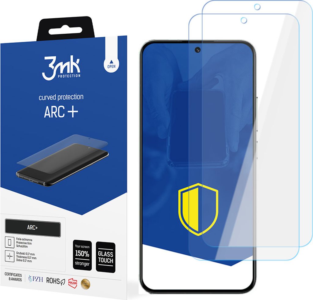 3mk Display Schutzfolie ARC+ für Xiaomi 13 0,17mm Self-Heal (2 Stück)