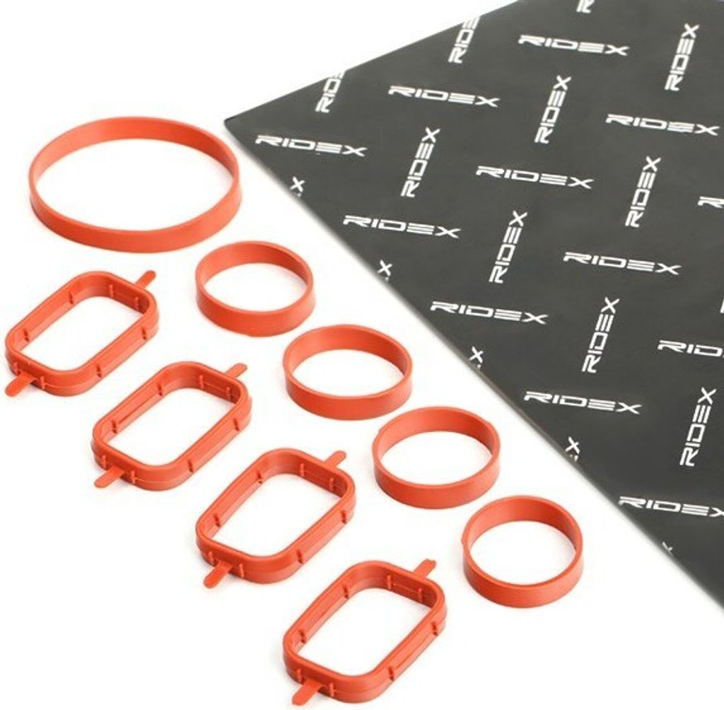 RIDEX 43G0043 - OE 11 61 2 245 439 Dichtungssatz, Ansaugkrümmer für 1er (E87), 3er (E46), 3er (E90), 3er (E91), 5er (E39), 5er (E60), 5er (E61), ...