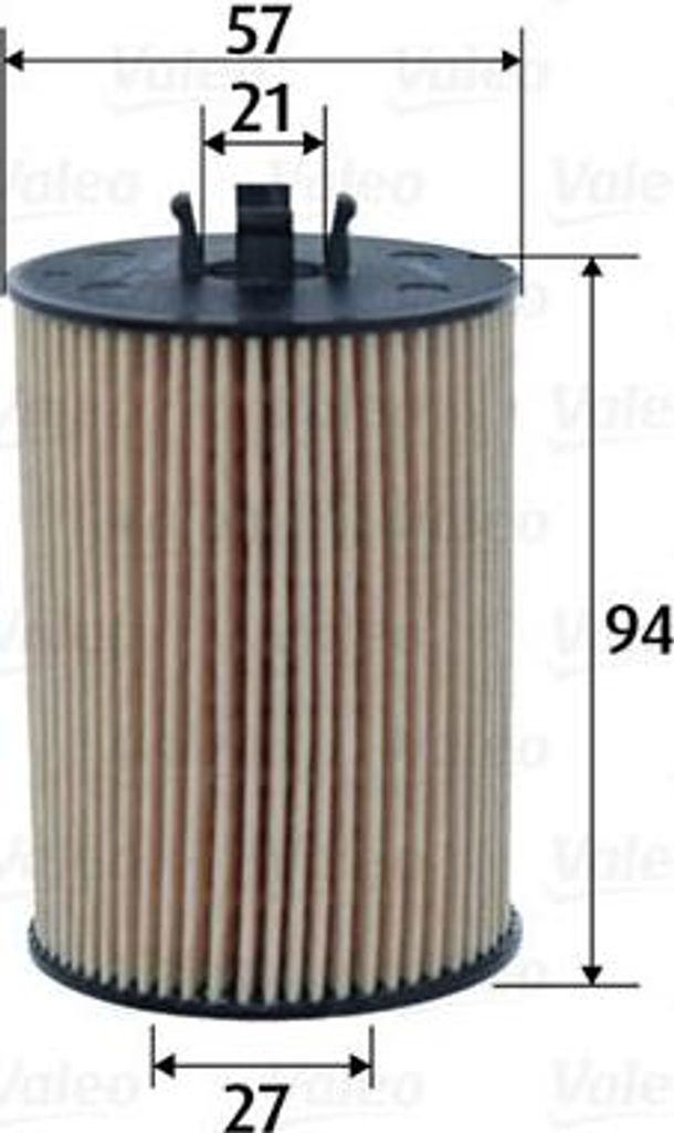 VALEO 586560 Ölfilter OE 2661800009 kompatibel mit A-Klasse, B-Klasse