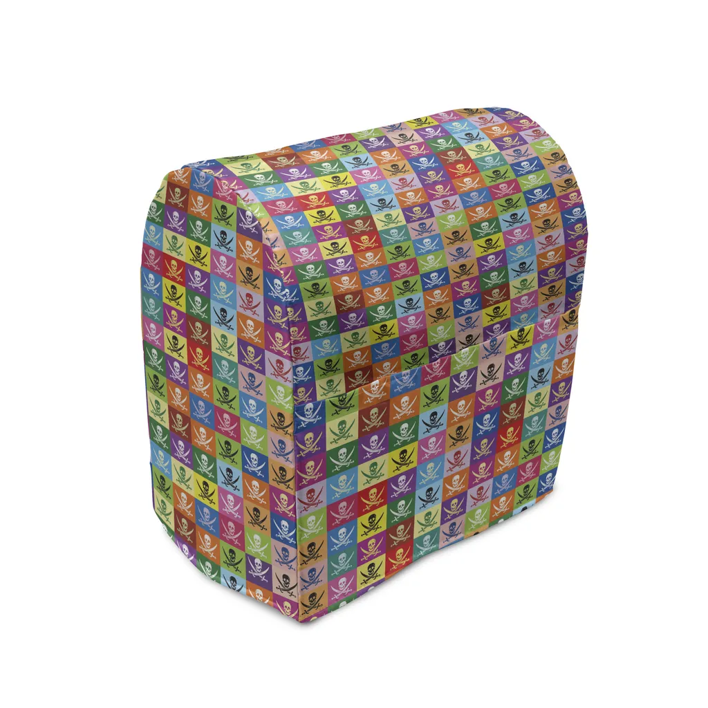 Couvercle pour Mixeur avec Poches Latérales Motif Pirate 36x39x24 cm