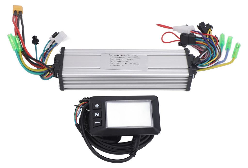 24V 36V 48V 250W 350W Bürstenloser Motor Dual Drive Controller G51LCD-Display Elektrofahrrad-Kit zur Modifikation