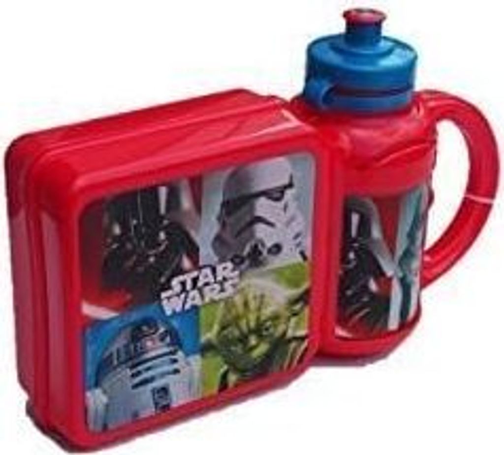 Trinkbecher neu mit Vesperbox...star wars