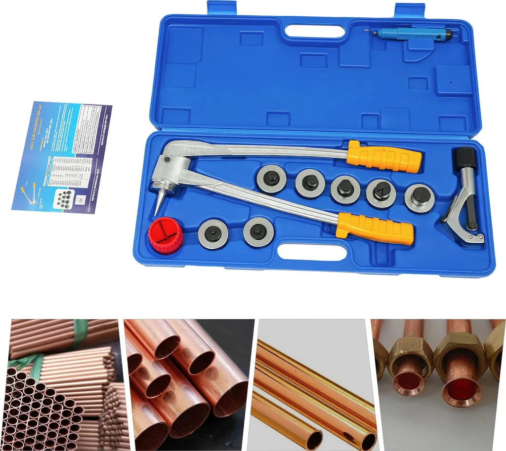 Extenseur de tube polyvalent en acier robuste bleu avec design compact - 2
