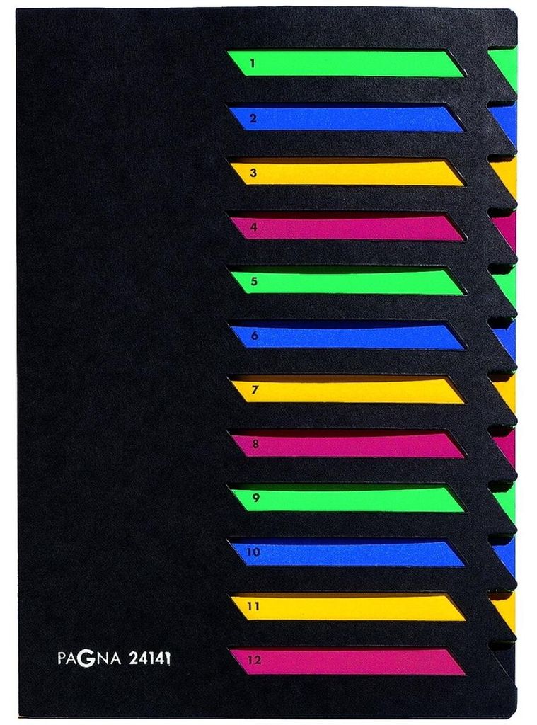 Pagna 24141-04, Karton, Schwarz, A4, 230 mm, 10 mm, 320 mm Produktbild 