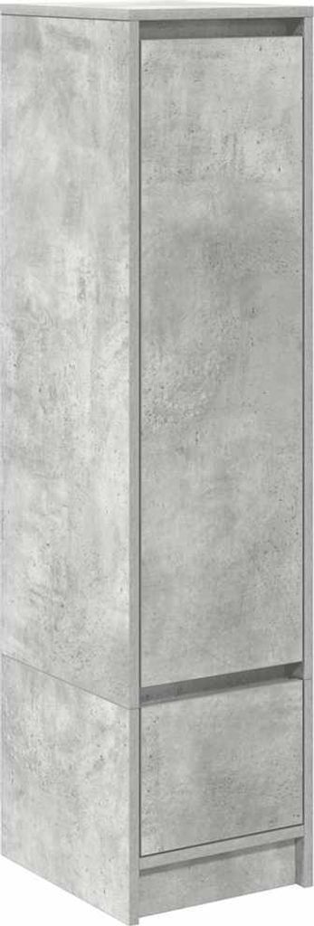 Highboard Betongrau 29,5x34x119,5 cm Holzwerkstoff