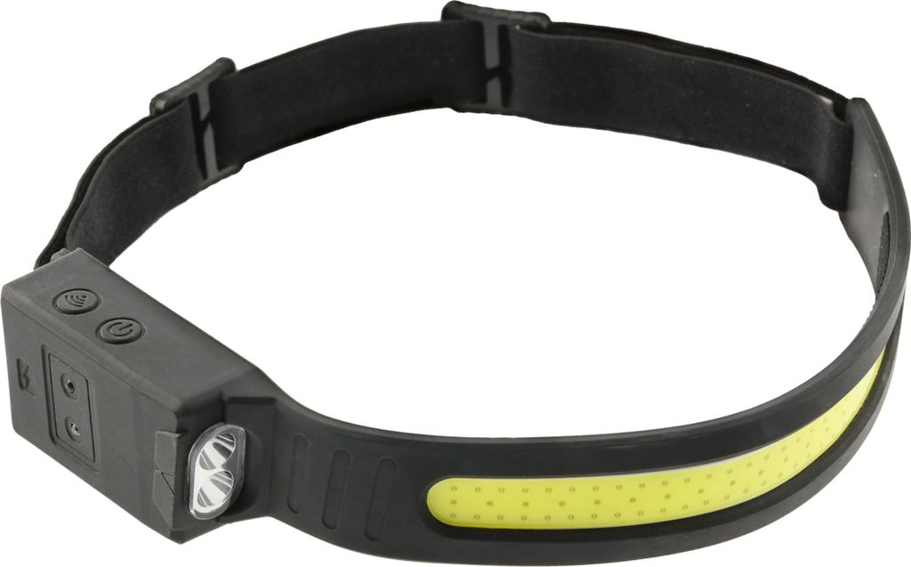 Högert Technik - COB USB LED Stirnlampe | USB-LED-Stirnlampe | Bewegungssensor und 5 Betriebsarten ausgestattet | Stromversorgung 3,7 V 1200 mAh, ...