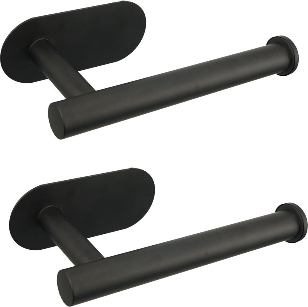 Toilettenpapierhalter - Edelstahl - Selbstklebend - Modernes Design