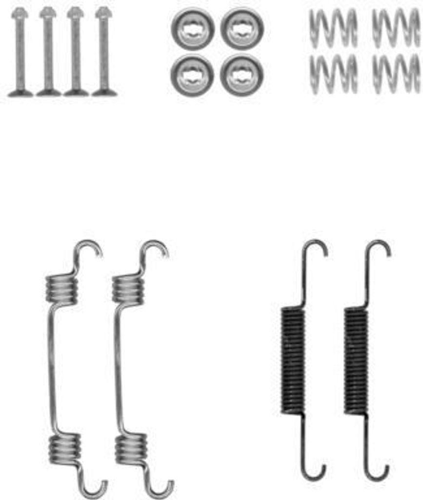 Zubehörsatz Feststellbremsbacken Zubehörsatz Bremsbacken TEXTAR hinten für HYUNDAI TUCSON (JM) für KIA SPORTAGE (SL) für SSANGYONG Tivoli SUV