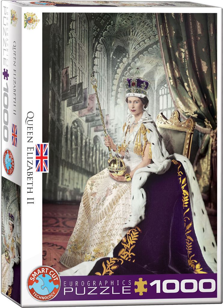 1000 Teile Puzzle Königin Elisabeth die Zweite