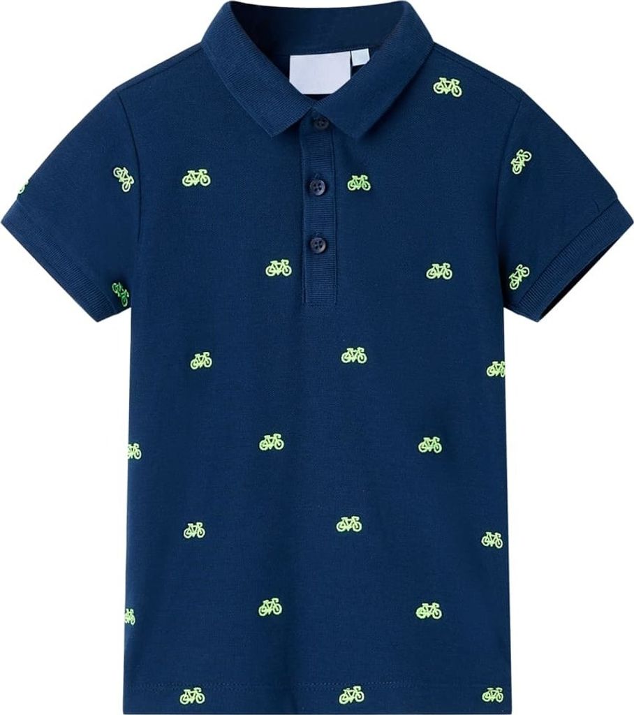 Kinder-Poloshirt Marineblau 104