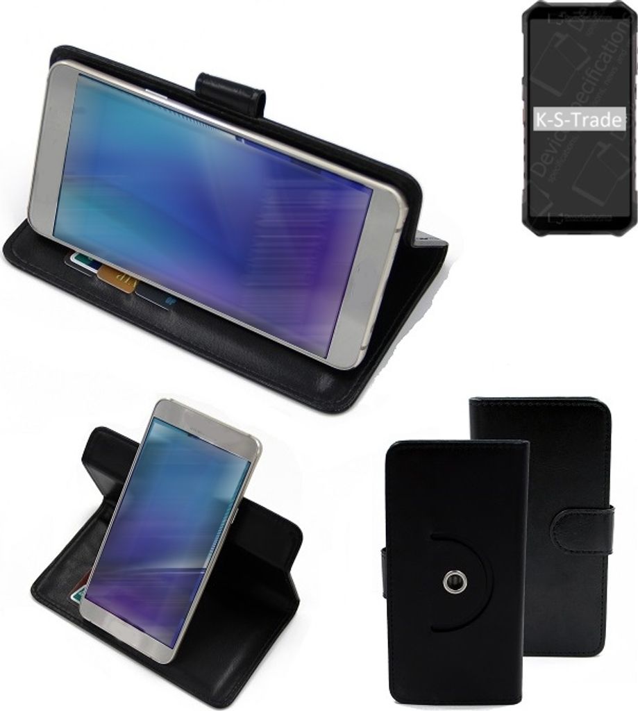 K-S-Trade Case Schutzhülle Handyhülle kompatibel mit Ulefone Armor X9 Pro Flipcase Smartphone Cover Handy Schutz Tasche Klapphülle Walletcase
