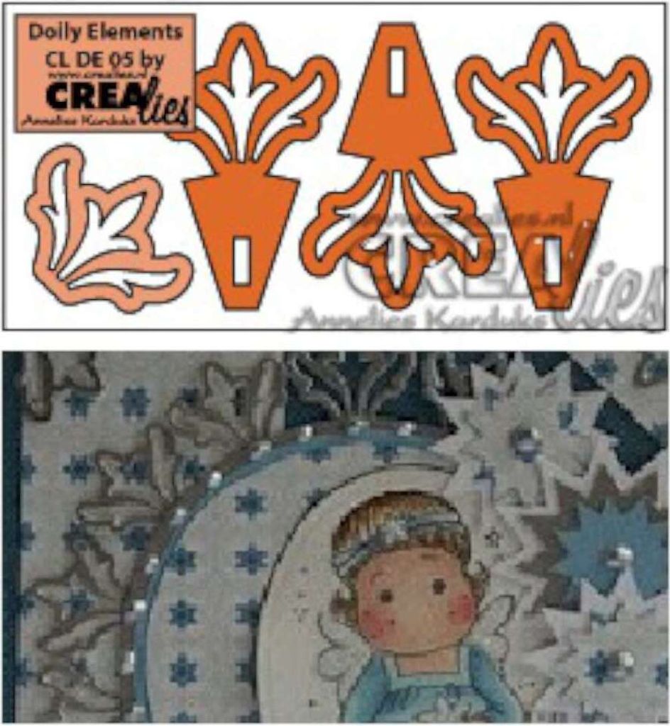 Crealies Doily Elements no. 05 Stanzschablone