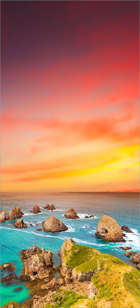 Türtapete Türposter Himmel am Abend - Größe: 93 x 205 cm