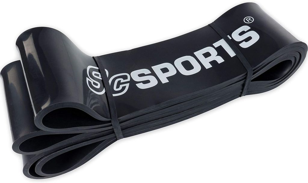 ScSPORTS Fitnessband Extra Lang | 2 M, Aus Natürlichem Latex – Widerstandsband Für Krafttraining, Yoga, Pilates Und Rehabilitation