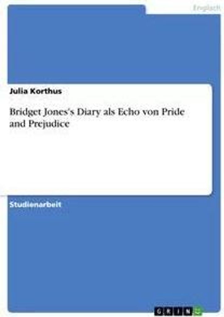 Bridget Jones's Diary als Echo von Pride and Prejudice