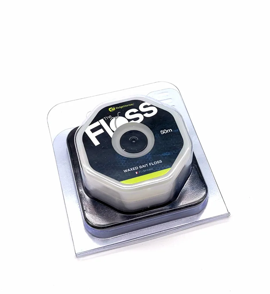 Fil d'appât RidgeMonkey The Floss 50m pour montage pop-up carpe