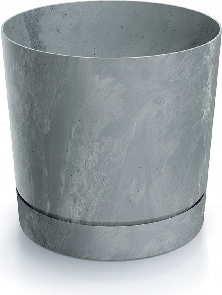 Prosperplast s.r.o. Květináč TUBO P BETON EFFECT 33,8 cm Obrázek produktu 