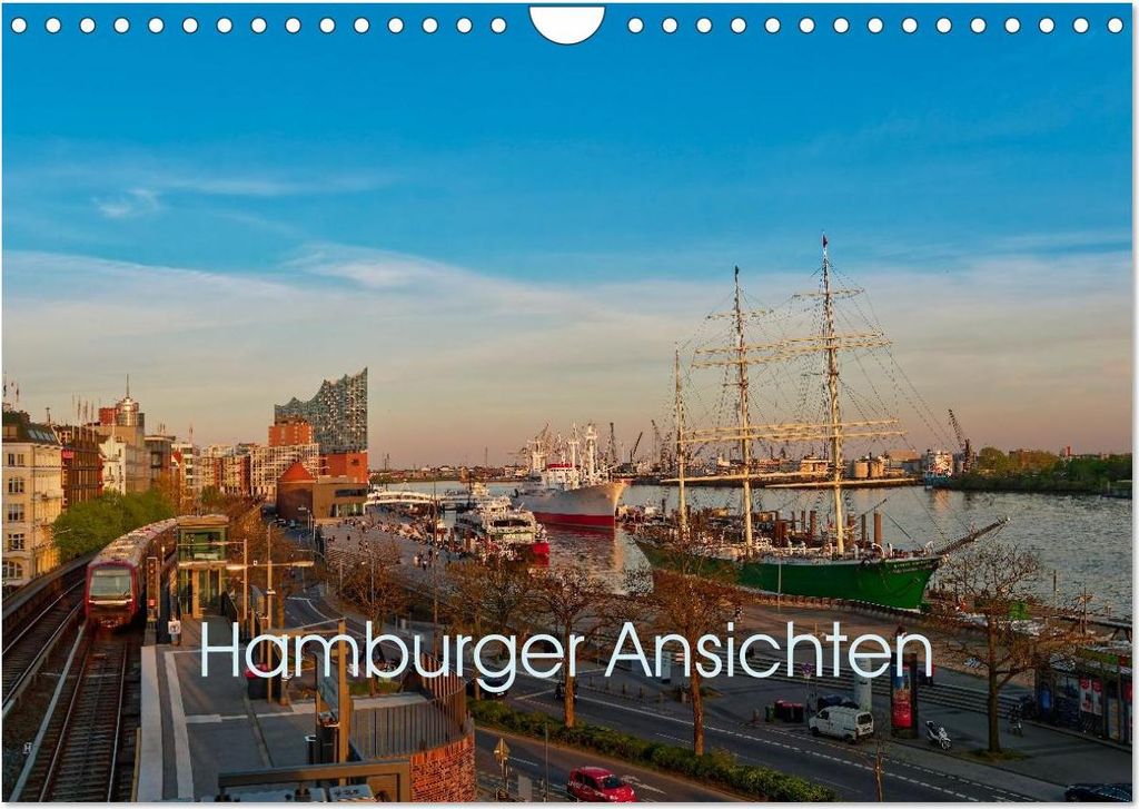 Hamburger Ansichten (Wandkalender 2027 DIN A4 quer), CALVENDO Monatskalender