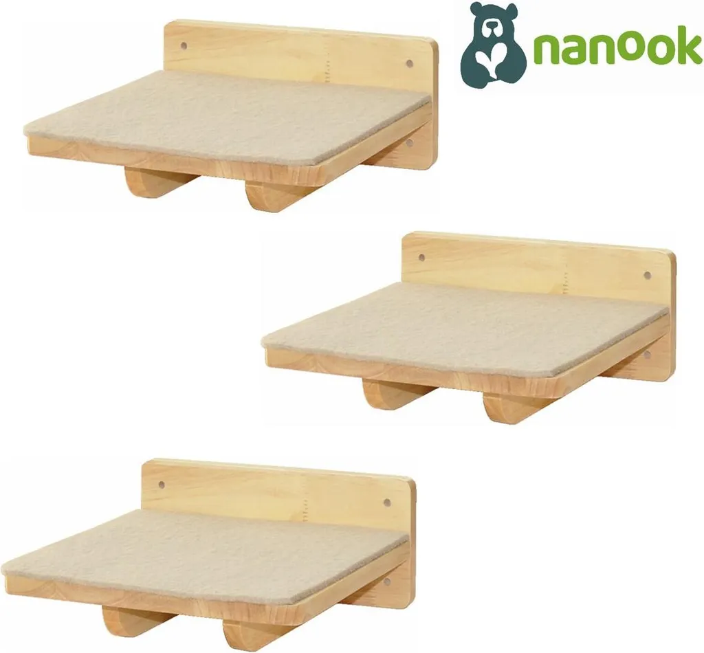 Escalier mural chat pour gagner de la place - Solution 3 marches bois