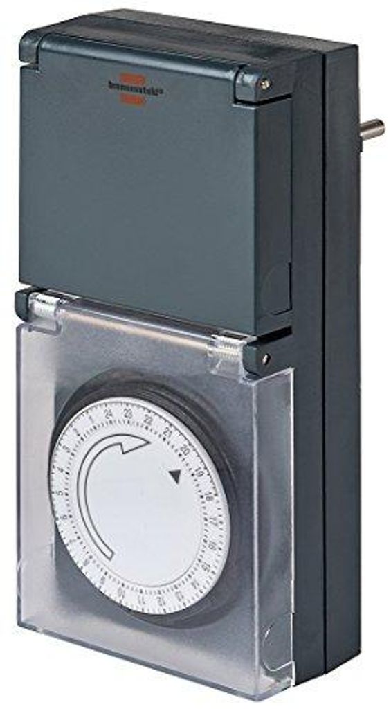 Brennenstuhl 1506460, Denní časovač, Černá, IP44, 230 V, 16 Obrázek produktu 