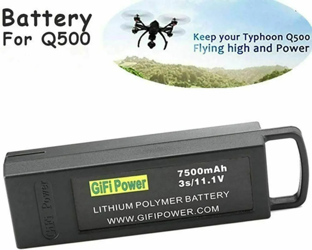 Pack de 2 Batteries pour YUNEEC Q500 : Prolongez vos Vols avec 7500mAh