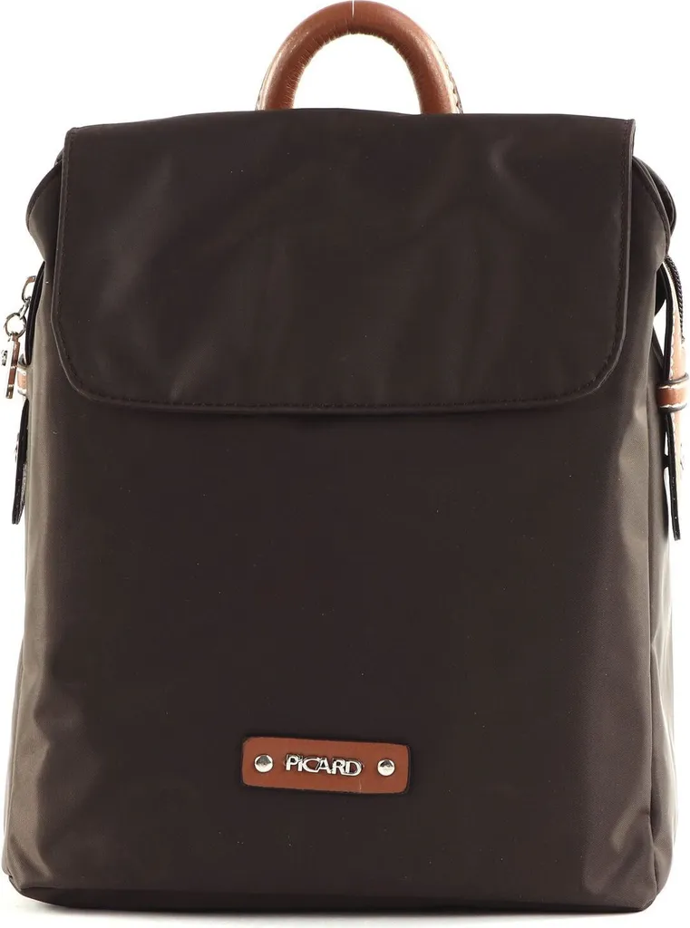 PICARD Sonja Backpack Cafe Marrone - Zaino Donna in Nylon di Alta Qualità