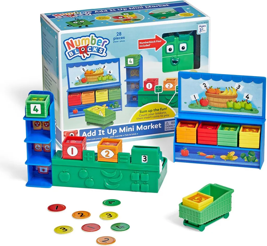 Jeu de calcul Numberblocks Add It Up avec 25 pièces éducatives