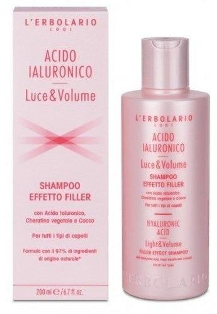 L'Erbolario Shampooing volume à l'ACIDE HYALURONIQUE Image du produit 