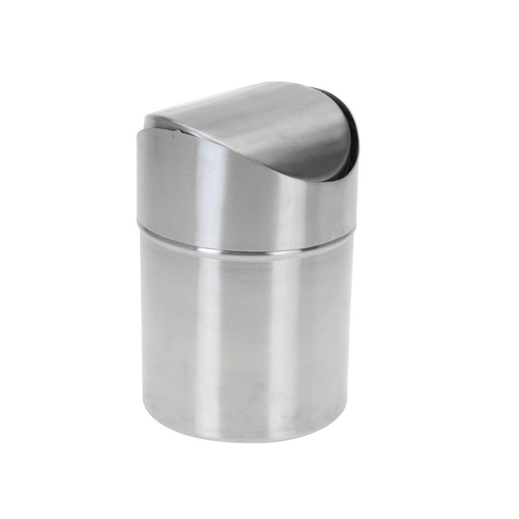 Cestino da tavolo in acciaio inossidabile 12 x 16 cm con Immagine del prodotto 