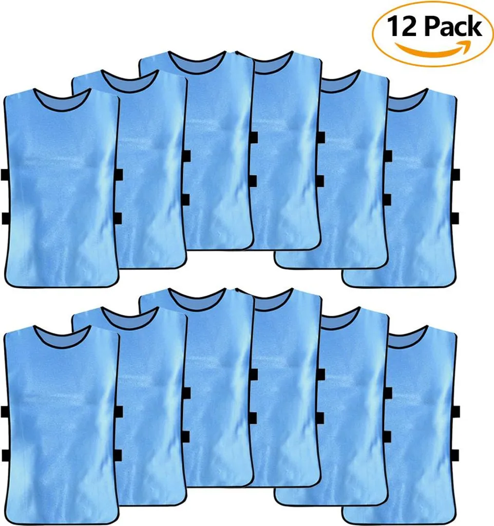 Gilets d'entraînement scrimmage de sport lot de 10 chasubles