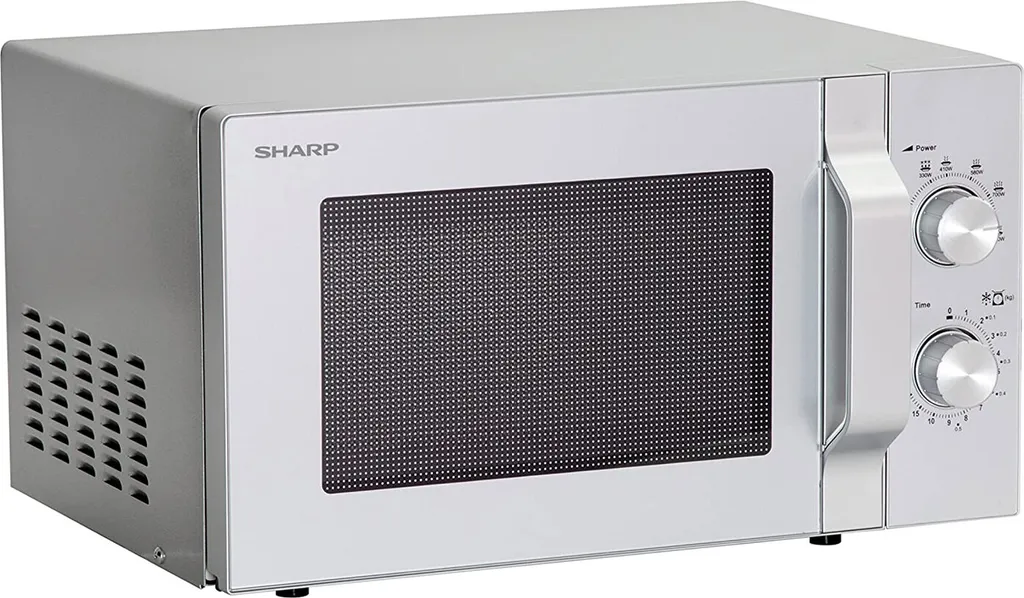 Four à micro-ondes 20L Sharp R204S Silver avec 5 Niveaux de Puissance