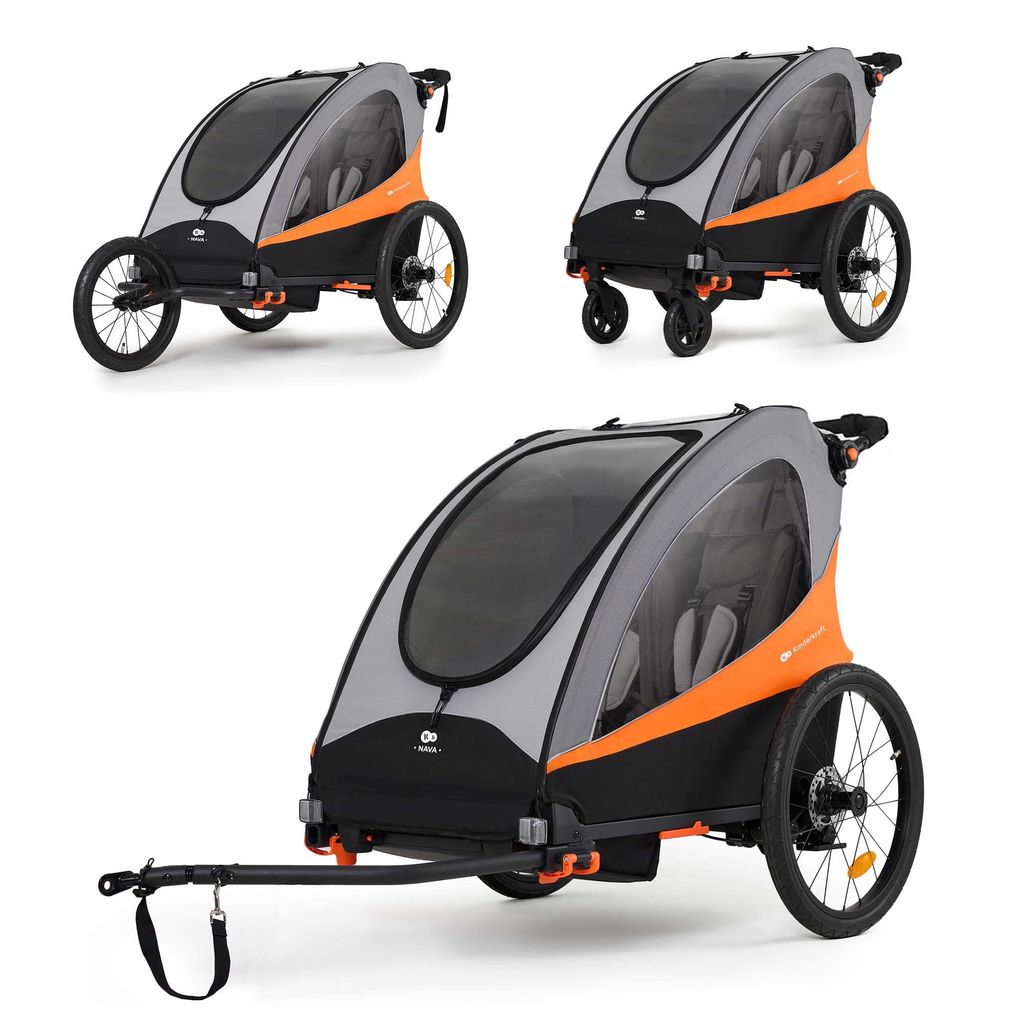 Kinderkraft NAVA 3-in-1, kinderwagen, loopfiets en Productafbeelding 