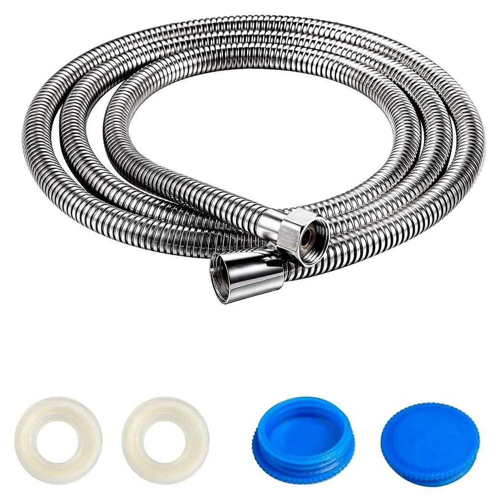 Edelstahl Brauseschlauch - Duschschlauch 2m flexibel für Handbrausen