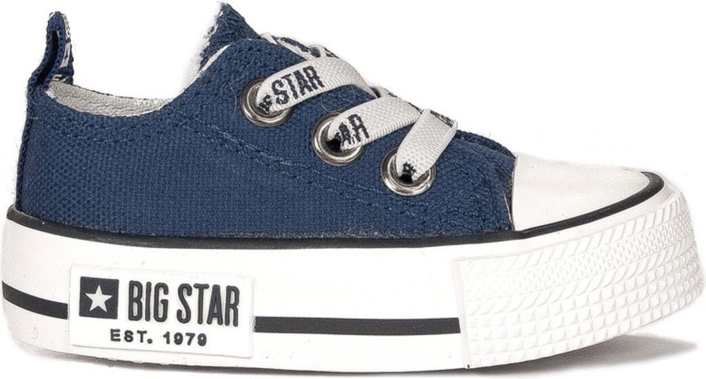 Stoff-Sneaker für Kinder BIG STAR KK374050 Marineblau 17